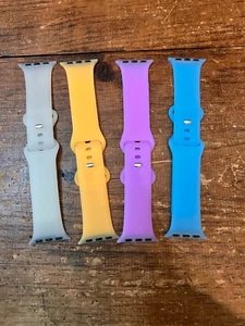 4 New Glow in the Dark (off brand) Apple Watch Bands (38/40/41) - Zdjęcie 1 z 1