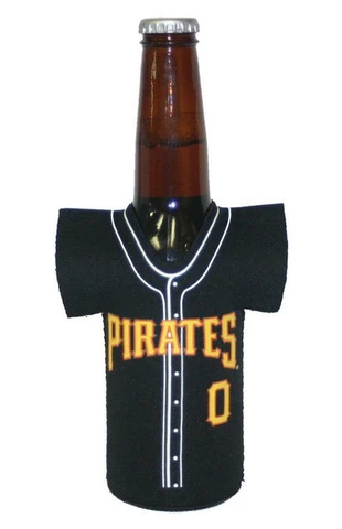 Pittsburgh Pirates Jersey Bottle Coozie [NEW] Kaddy Holder Koozie Drink Cooler Cover