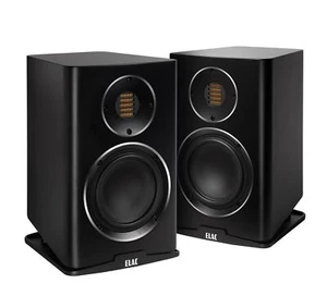 Elac BS243.4-SB Carina Bookshelf Satin Black (Pr.) (Open Box) Damage Factory Box - Picture 1 of 6