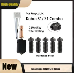 Hot End Kit for Anycubic Kobra S1/S1 Combo Nozzle Print Head 3D Printer Part AAU - Photo 1/33