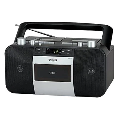 Jensen Music System with CD/MP3 & Dual Cassette Player & Recorder - Image 1 of 4