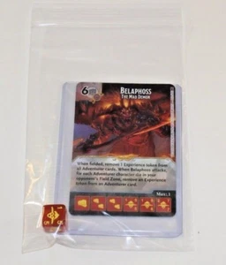 D&D Dice Masters Faerun Under Siege BELAPHOSS OP Promo Prize Card & Die - Picture 1 of 1