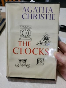 The Clocks by Agatha Christie 1963 1st Edition Hard Cover, Ex. Library - Picture 1 of 9