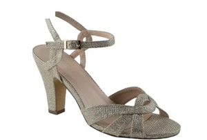 Paradox London Kitty Damen Sandale 7 1/2 BM US champagnerfarben - Bild 1 von 5