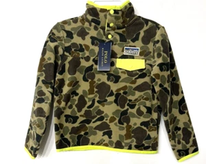 Polo Ralph Lauren Little Boy's Size 6 Frog Camo Brushed Fleece Pullover $125 NEW - Picture 1 of 8