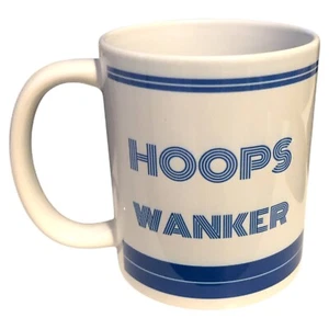 HOOPS Wanker Mug Cup Tea Funny Joke Novelty Gift Idea Fan Birthday Xmas QPR - Picture 1 of 3