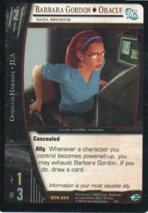 DC VS CCG - Infinite Crisis - Barbara Gordan * Oracle #204 Rare Foil - Picture 1 of 1