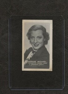 1934 (T84) Golden Grain Vintage Tobacco Card, Gertrude Michael