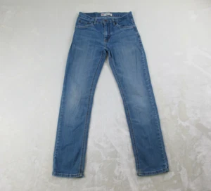 Levis 511 Pants Girls 16 Reg Blue Performance Slim Stretch Denim Youth Kids* - Picture 1 of 16