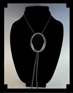 Bolo in onice extra large dell'artista Navajo Anthony Kee - Foto 1 di 8