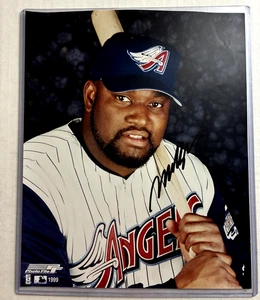 Mo Vaughn- Signed Autographed Auto 8x10 Photo. W/COA - Picture 1 of 5
