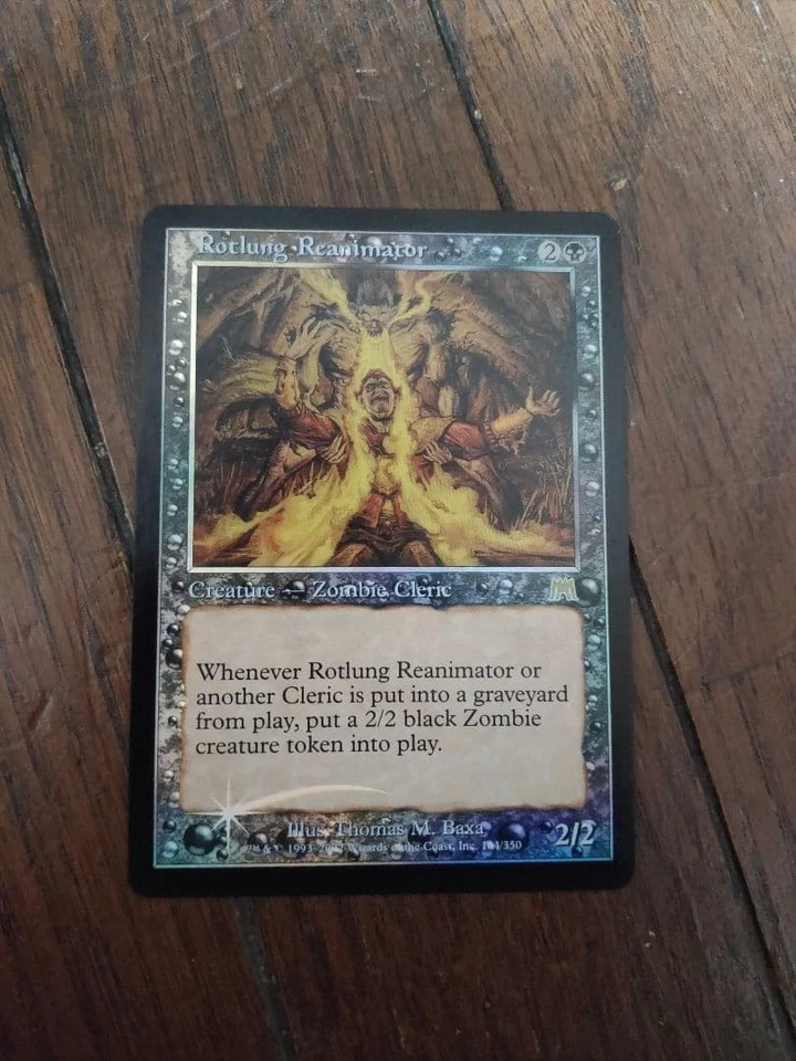 Rotten Lung Regeneration Technician Foil Card English 1 Sheet Used - Image 1 of 1