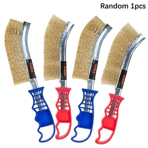 1PCS Tool Wire Brush Handheld BBQ Stainless Steel Metal Rust Removal Clean Brush - Photo 1/8