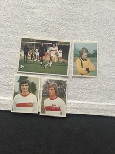 Bergmann VfB STUTTGART Bundesliga 1974 /1975 4 Bilder - Bild 1 von 2