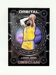 Grabado eléctrico orbital Panini Obsidian LeBron James 2022-23 púrpura/75 #11 SSP - Imagen 1 de 2