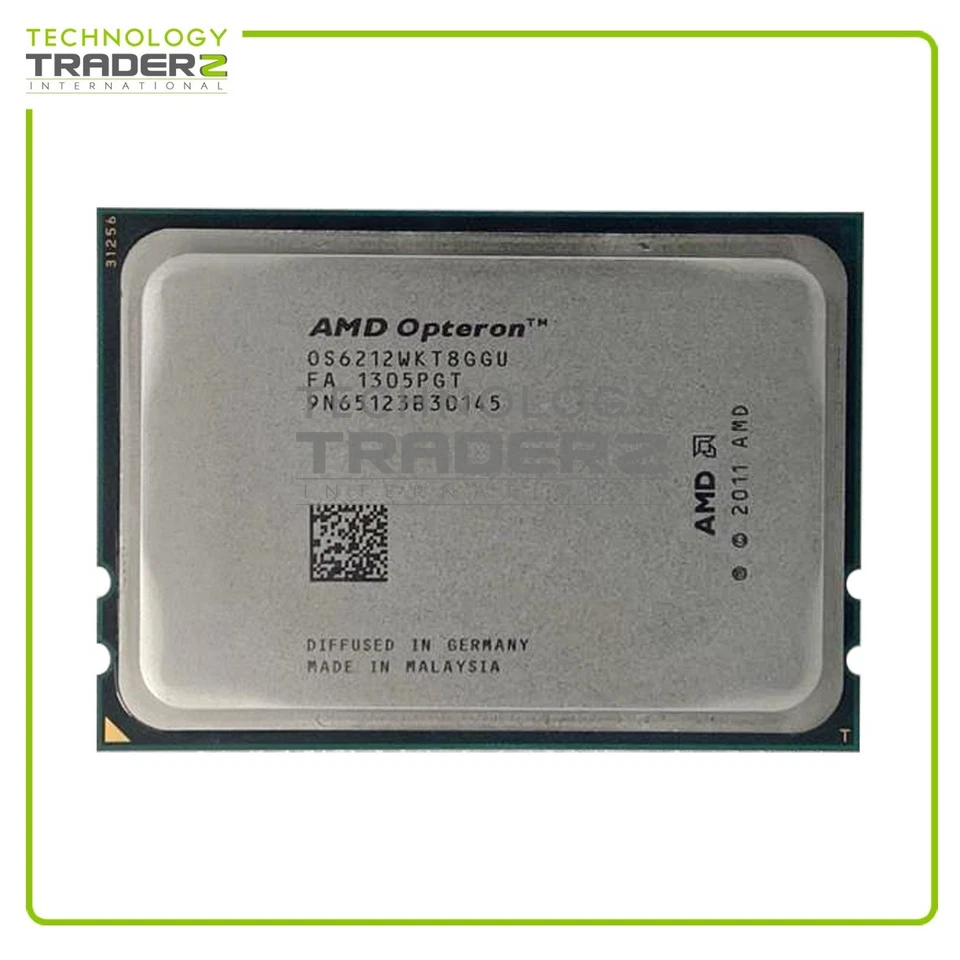 OS6212WKT8GGU AMD Opteron 6212 8-Core 2.60GHz 16MB 80W Processor **Pulled** - Image 1 of 1