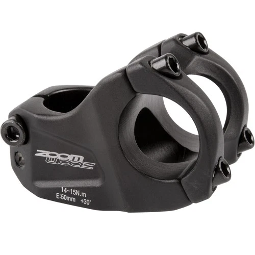 Potencia Ahead Bicicleta Aluminio 31.8/28.6mm 50mm Negro Downhill MTB Bicicle... - Imagen 1 de 1