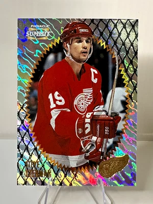 1996-97 Pinnacle Steve Yzerman Summit Ice Parallel #76 Detroit Red Wings - Image 1 of 2