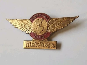 Airlines Unknown Malvitosa ? Jr. Pilot Crew Wings Lapel Souvenir Pin Vintage - Picture 1 of 7