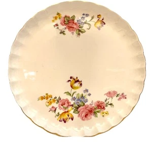 Vintage W. S. George Bolero Luncheon Plate China  Floral - Picture 1 of 2