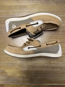 Sperry Songfish Boat Shoe Womens 5.5 Top Sider Leather Preppy - Picture 1 of 8