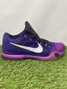 Nike Kobe 10 Elite Low Purple Draft Pick 2015 Opening Night Men’s Size 8.5 - Picture 1 of 9