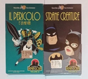 Vhs Rare Le Avventure Di Batman E Robin 2003 Volume 22 23 Peruzzo Editore Warner - Photo 1/3