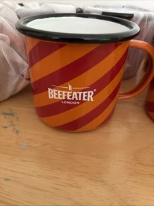 15 Beefeater London Tin Cup (Perfect For Own Bar & Man Cave) - Picture 1 of 4