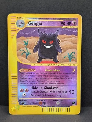 Gengar 013/165 Expedition Base Set Reverse Holo Ultra Rare Pokemon TCG MP - Image 1 of 4