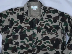 GANDER MOUNTAIN INC HERGESTELLT IN DEN USA VINTAGE HERREN XL TARNFARBEN HOLZFÄLLER FLANELL ARBEITSHEMD - Bild 1 von 8