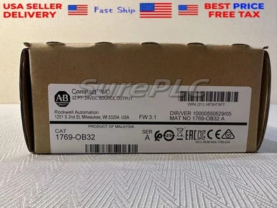 Allen-Bradley 1769-OB32 New Sealed SER A CompactLogix 32 Pt 24VDC D/O Module - Image 1 of 4