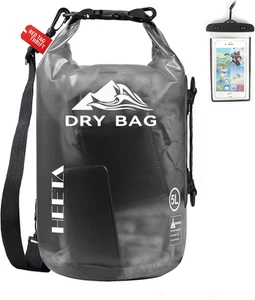 Dry Bag Waterproof for Women Men, 5L/10L/20L/30L/40L Roll Top Lightweight - Picture 1 of 23