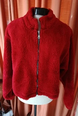 Rote Teddy- Kurzjacke  - Bild 1 von 4