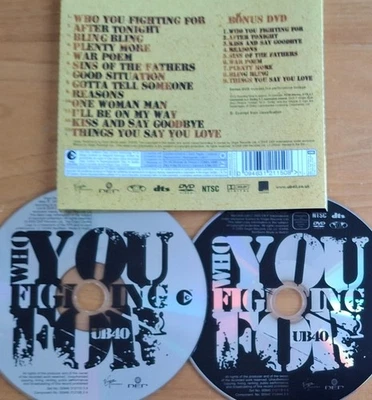 UB40 - Who You Fighting For + Bonus DVD 2005 Europe 13 Track CD + 9 Track DVD VG - Image 1 of 2
