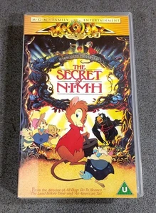 The Secret of NIMH VHS Tape MGM Dolby Cartoon Moviestars - Picture 1 of 3