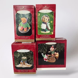 Hallmark Keepsake Ornaments Lot Granddaughter Little Song & Dance What A Deal - Picture 1 of 12