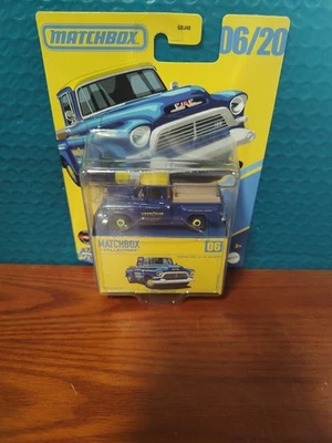 2025 Matchbox Collectors #06 '57 GMC® Stepside BLUE | YELLOW | GOODYEAR 🆕 - Image 1 of 4