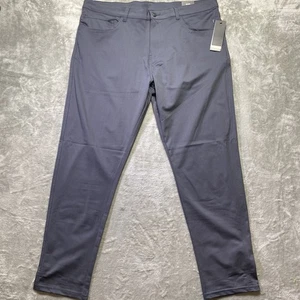Leg3nd Herren Comfort Fit Performance Stretch Feuchtigkeit Grau Hose Größe 38x30 Neu mit Etikett - Bild 1 von 7