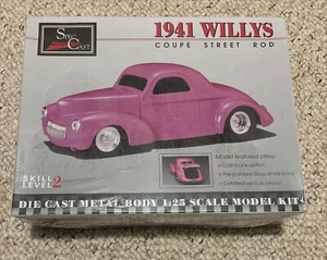 Spec Cast 1941 Willys Coupe Street Rod Die Cast Body 1:25 Model Kit New Sealed - Picture 1 of 6