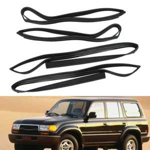 Front Rear RH & LH Door Glass Run For TOYOTA 91-97 LAND CRUISER LX450 FJ80 FZJ80 - Picture 1 of 12
