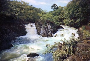 Trossachs:  Callander : Falls of Leny   (3623 card ref)