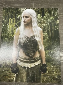 Foto a colori firmata Emilia Clark con certificato di autenticità - Foto 1 di 4