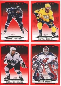 U PICK LOT 2022-23 22-23 Parkhurst Champions RED Parallel Insert card set /51 - Picture 1 of 5