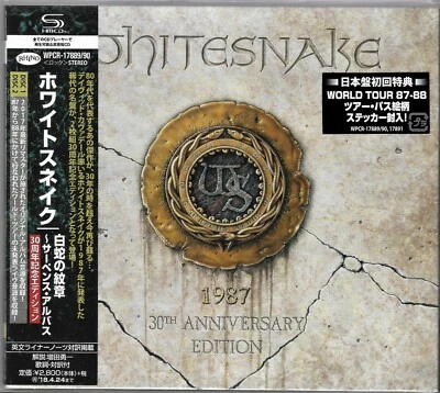 WHITESNAKE 1987 30TH ANNIVERSARY JAPAN 2CD BRAND NEW REMASTER SHM 2CD JOHN SYKES - Image 1 of 2
