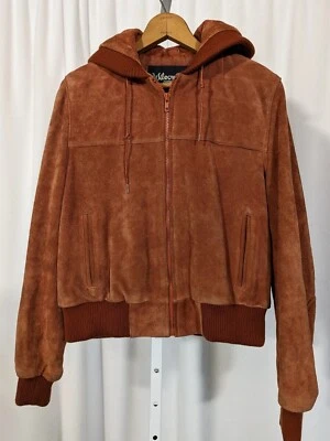 Wilson кожи и замши винтажный стрелы карман глины ржавчины Bomber панель куртка 40 - Изображение 1 из 4