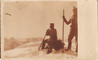 Dolomitenfront k.u.k. Armee Beobachter a/d Gipfel der Kreuzspitze Okt. 1915