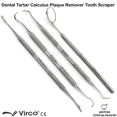 Dental Tartar Calculus Plaque Remover Tooth Scraper Stainless Steel Top Brand
