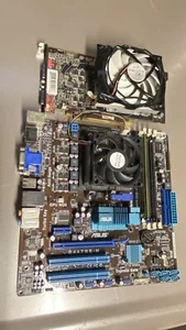 ASUS M4A785-M Socket AM3 Motherboard AMD Phenom II X4 2GB DDR2 Radeon 5770 1GB - Picture 1 of 12