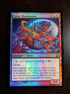 MTG Guildpact Pre-Release Promo Foil - 1 x Djinn Illuminatus (NM) - Picture 1 of 3