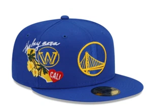 Sombrero Ajustado Golden State Warriors New Era City Cluster State Inspirado 59FIFTY - Imagen 1 de 5
